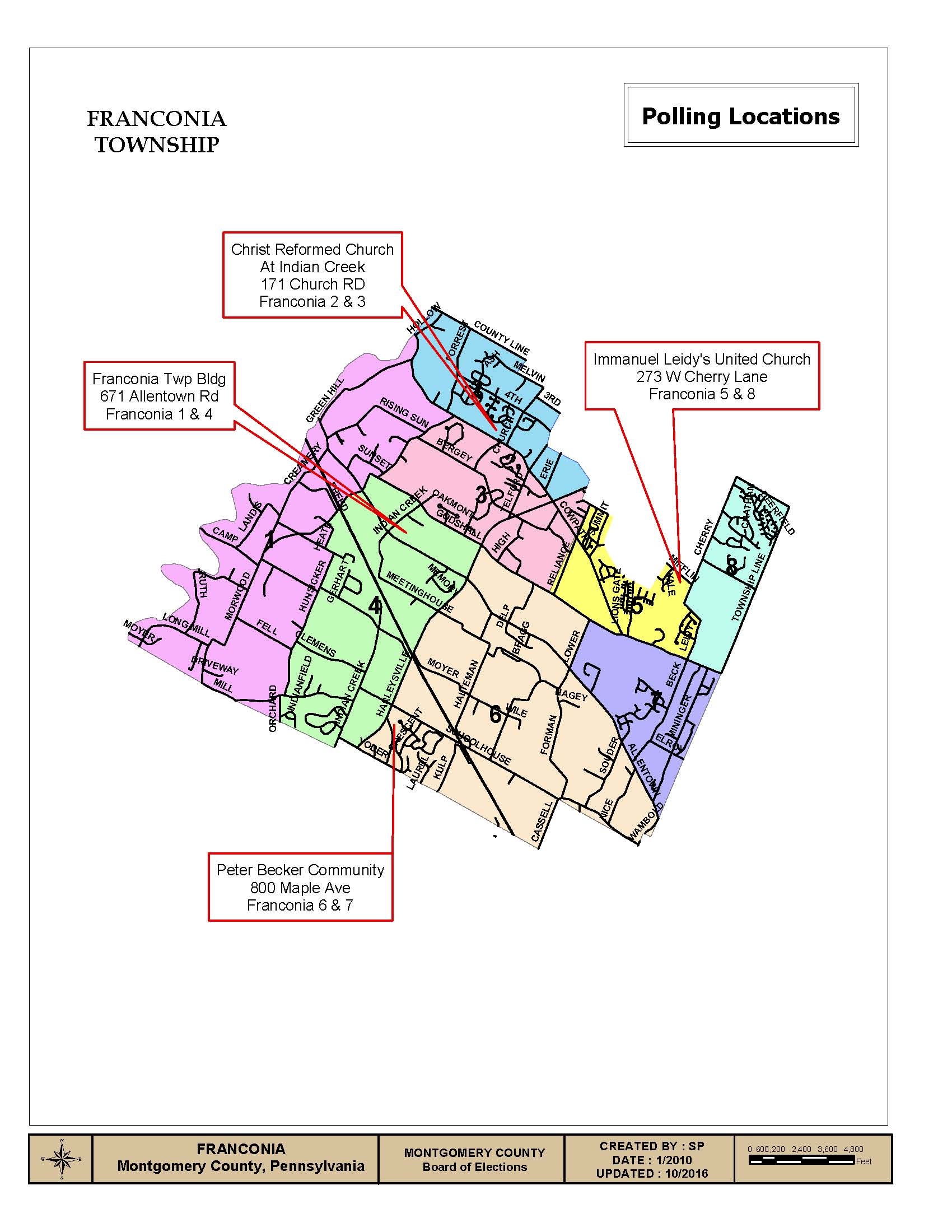 Newtown Township Zoning Map County, State & Federal Officials | Franconia Township