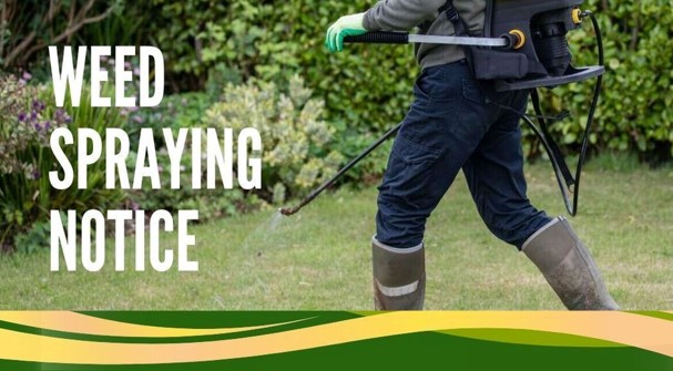 Weed Spraying Notice